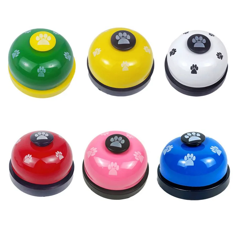 

Dog Toys Call Bell IQ Training Dog Cat Feeding Ringer Educational Toy Pets Toys Interactive Bell Eating Food Feeder Pet Tool New