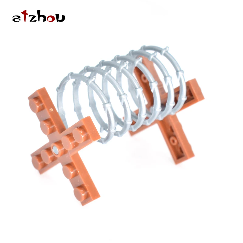 Военный пакет оружия забор МОК барриар Строительные блоки мини-рельсовый