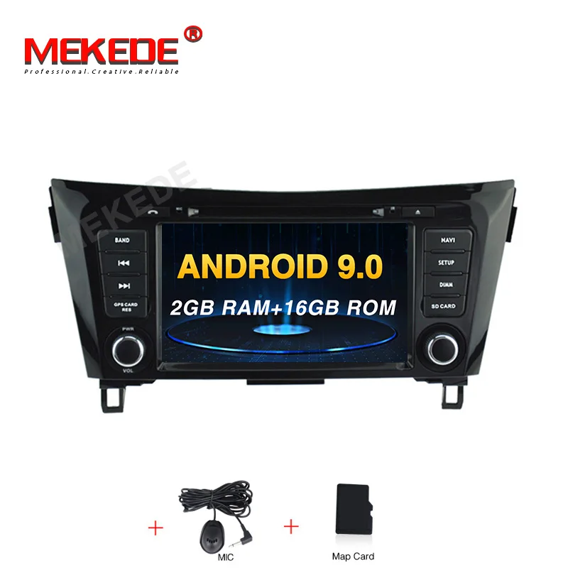 16G CAR DVD MEKEDE 8core 4G ram 64G rom HD экран автомобиля радио Android9.0 для Nissan qashqai X-Trail- gps навигатор dvd плеер - Цвет: 16G CAR DVD
