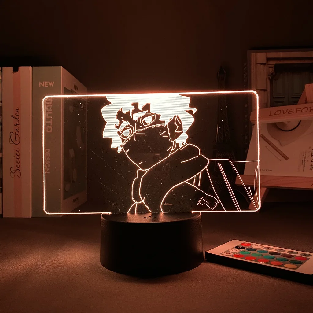 

LED Night Light Haikyuu Anime Kiyoomi Sakusa for Bedroom Decor Kids Gift 3D Touch Sensor Nightlight