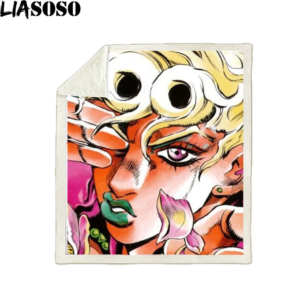 Роскошное Одеяло Jojo's Adventur с 3D принтом чехол для дивана на стул зимний парашют