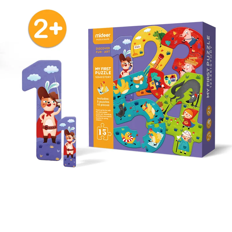 Лучшая игрушка для детей 2 + лет бумажная доска головоломка 3D пазл Детские пазлы с