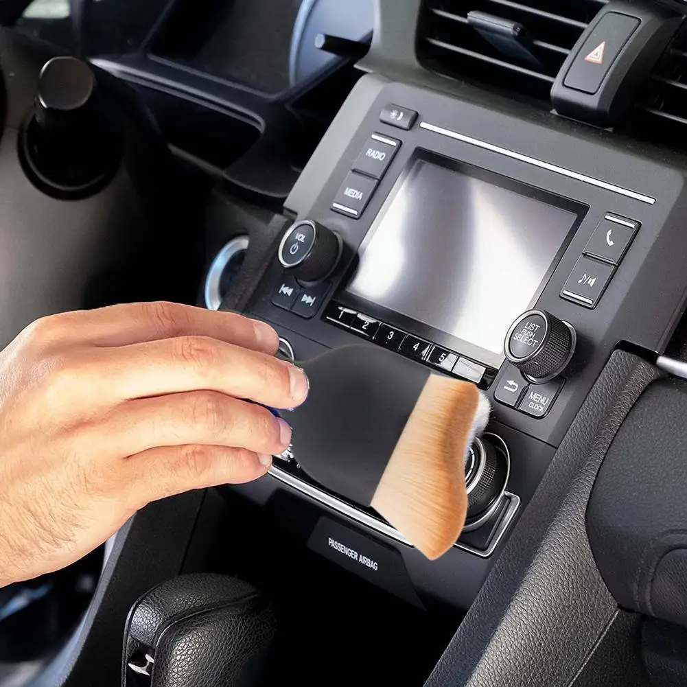 

1 Pcs Car Interior Cleaning Soft Brush Dashboard Air Tools Detailing Maintenance Clean Removal Office Dust Outlet Home J7q0