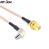 10pcslot sma female jack to ts9 male right angle rg316 pigtail rf coax cable 15cm for huawei modem sma cable