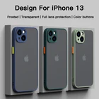 Прозрачный матовый чехол SGO для iPhone 13 12 11 Pro Max Mini XS XR X 8 7 Plus SE 2020