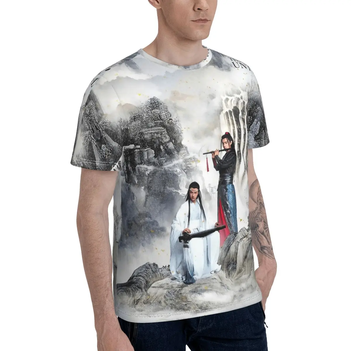 

Промо Бейсбол The Untamed 3 футболка Милая Мужская футболка с принтом графика неразманенные топы футболки европейский размер