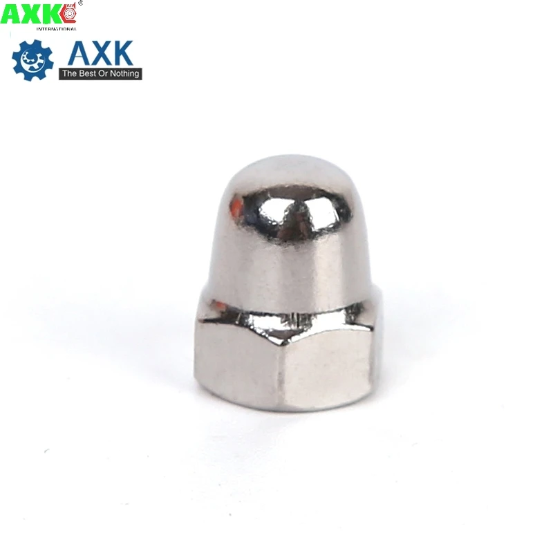 DIN1587 M3 M4 M5 M6 M8 304 гайки из нержавеющей стали Декоративная головка с болтовым