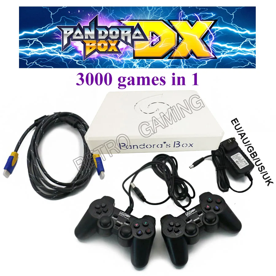 Игровая консоль Pandora Box DX 3000 в 1 беспроводной джойстик HDMI выход|Игры с монетами| |