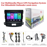 car android multimedia player for mitsubishi outlander 2006 2012 accessories radio 9inch screen dsp stereo gps navigation system