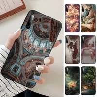 renaissance art painting phone case samsung a51 a71 a72 a52 a50 a31 a10 a40 a70 a30 s a20 e a11 a01 a21 silicone cover