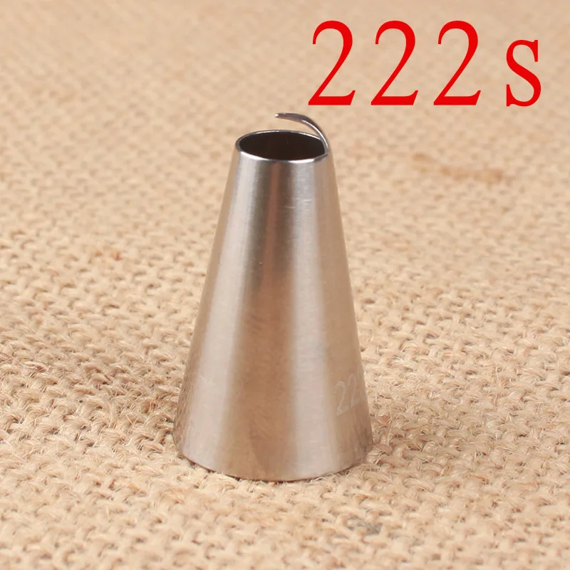 

222s# Shoutao Mounting Pastry Tip 304 Stainless Steel Welding Cream Tube Baking Tools Small Number