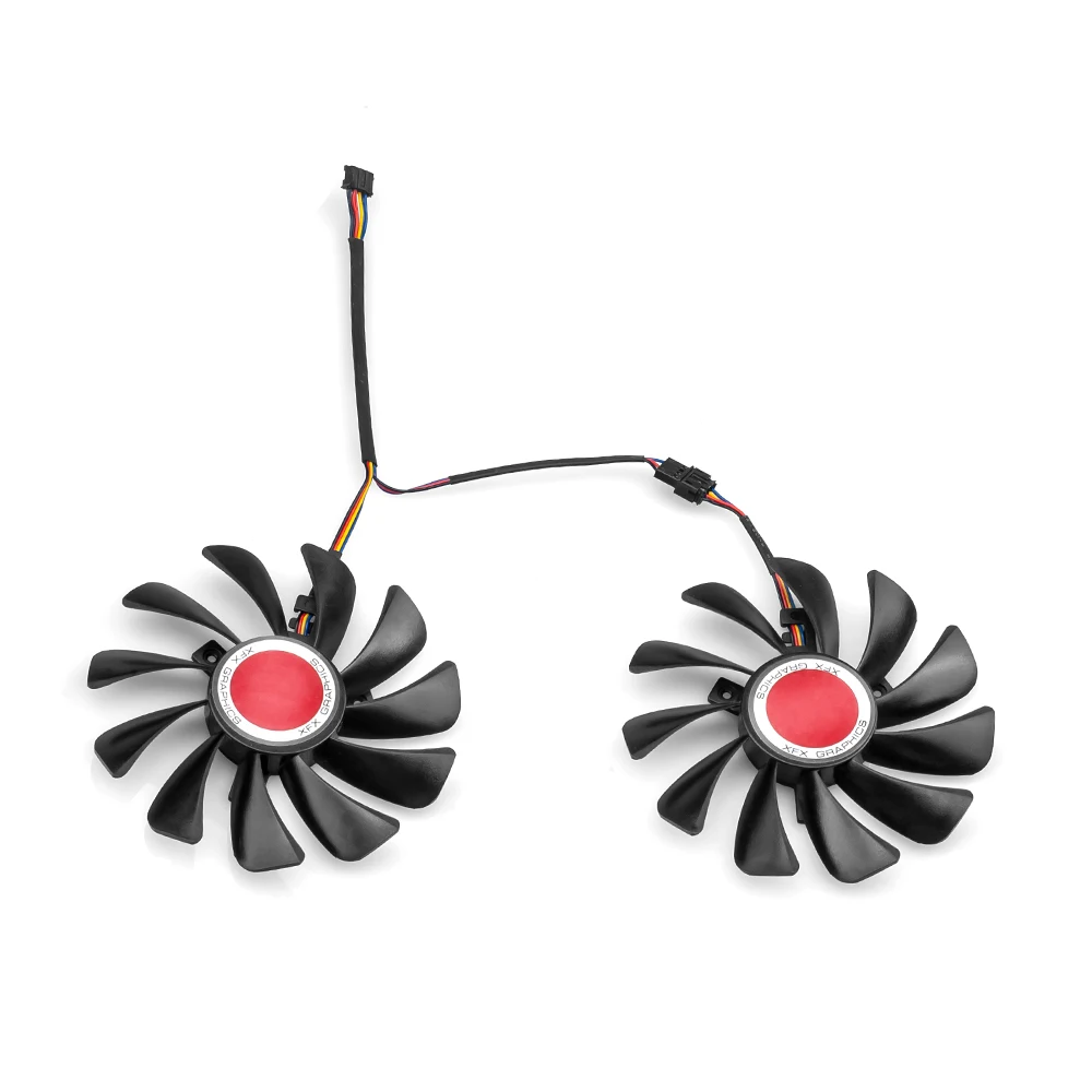 Охлаждающий вентилятор для графического процессора XFX RX580 2 шт./компл. 95 мм |