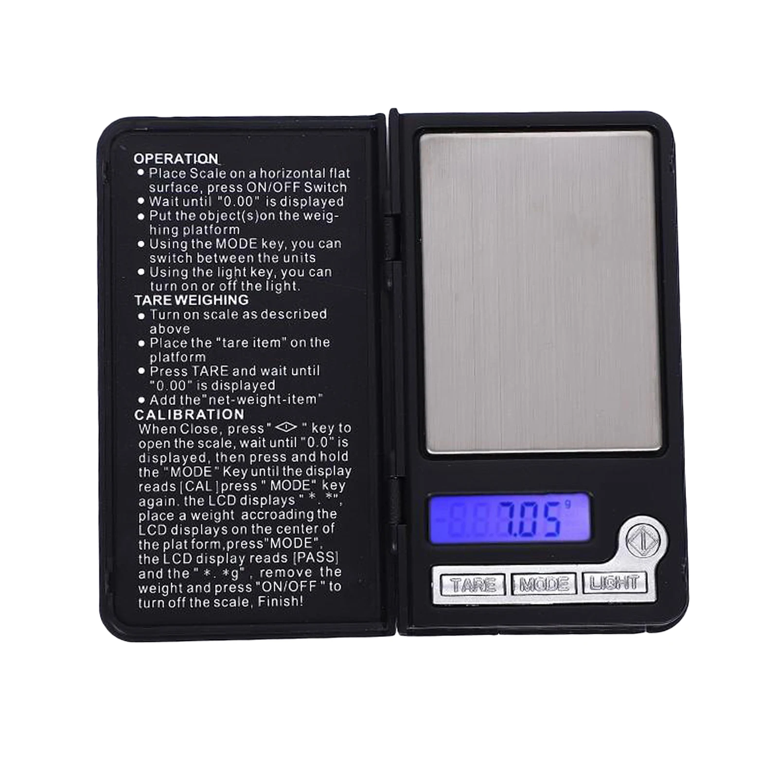

Digital Pocket Scale 100g/0.1g, Small Digital Scales Grams,Jewelry Scale, Kitchen Scale, Portable Travel Food Scale