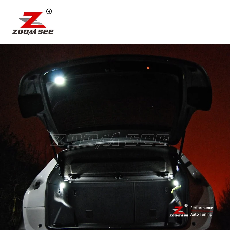 16 шт. автомобильная светодиодная лампа для зеркала и багажника + внутренняя