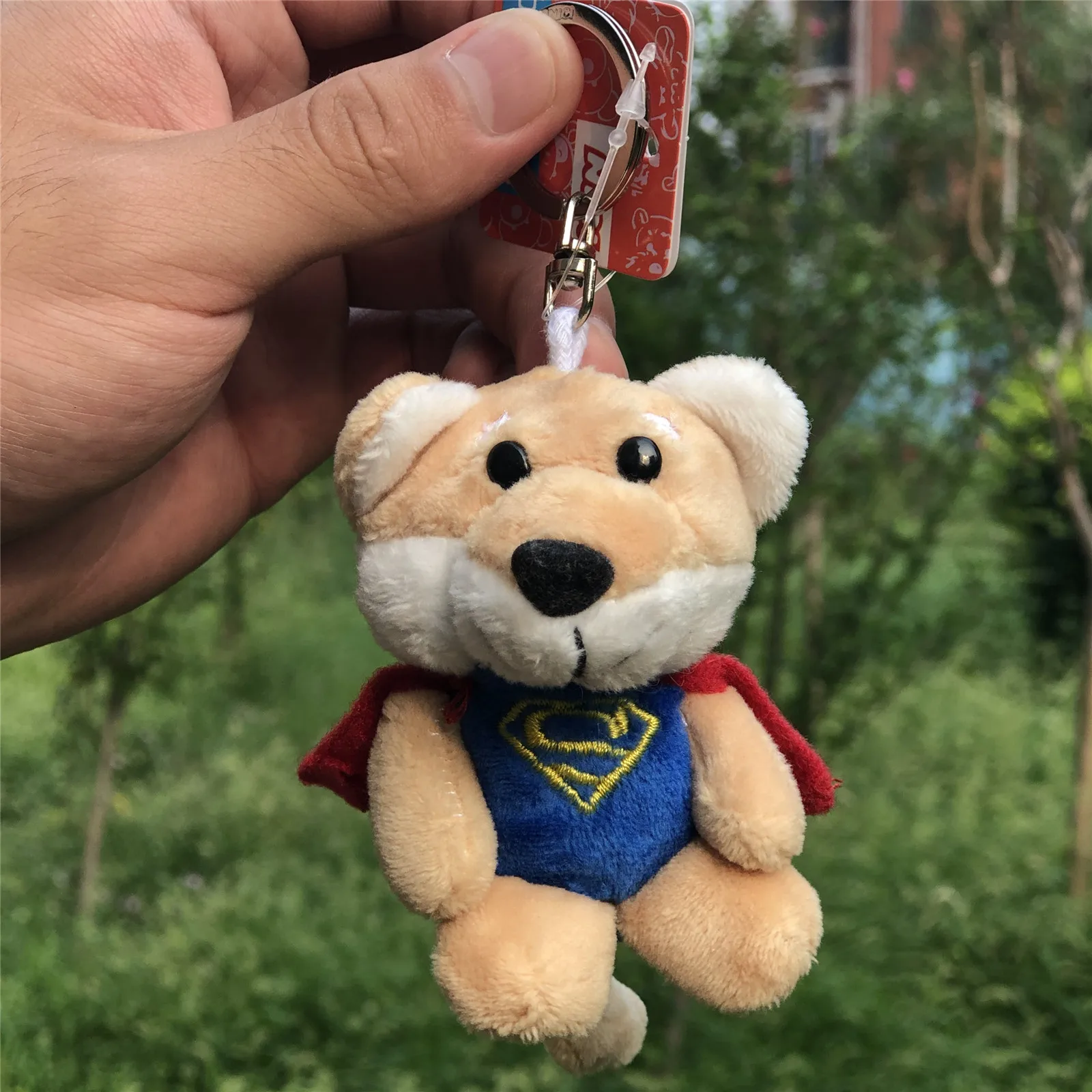 Темно-серый 10 см милые мягкие животные плюшевые игрушки, милый плюшевый кулон, брелок, брелок подарок - Цвет: Темно-серый