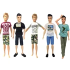 NK 5 шт.лот Ken Кукла одежда модная красивая повседневная спортивная одежда топы Shors для Барби мальчика друга Кена куклы игрушки