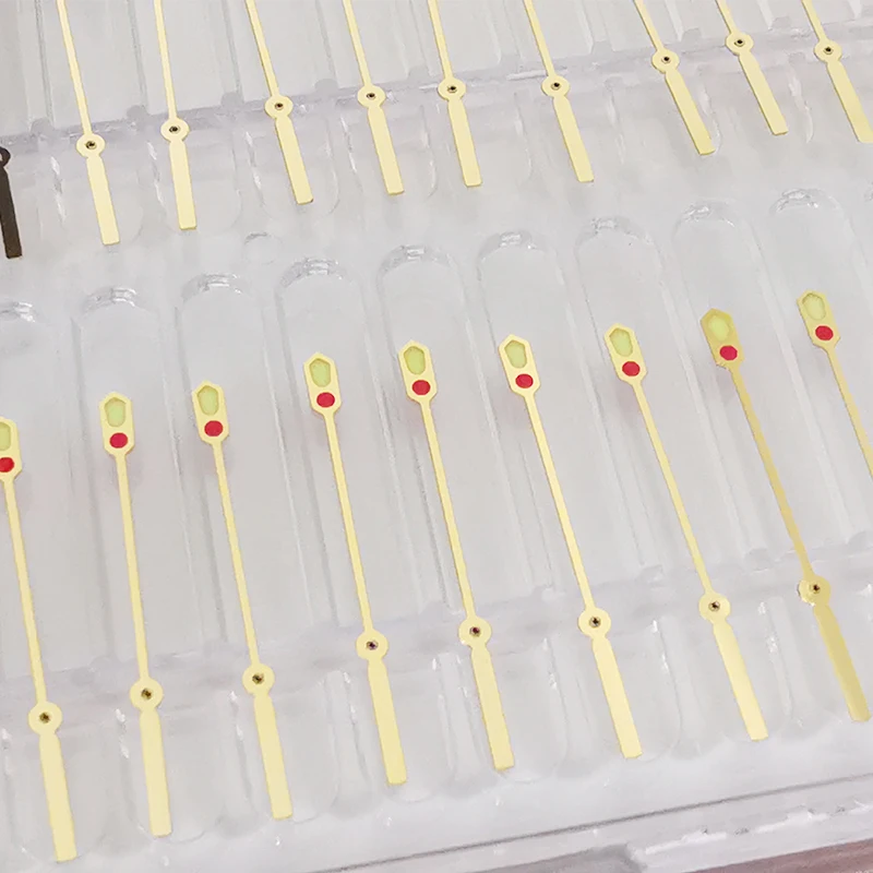 Gold SKX007 SBBN Watch Hands C3 Green Luminous Pointer for SKX007 SBBN NH35A NH36A Movement Modified Watch Hands Needle