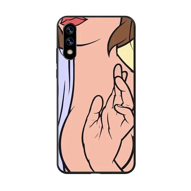 

Sexy Illustration Phone Case For Huawei Honor 5A 7A 7C 8A 8C 8X 9XPro 9Lite 10 10i 10lite 20 20lite 30pro Black Soft TPU Case