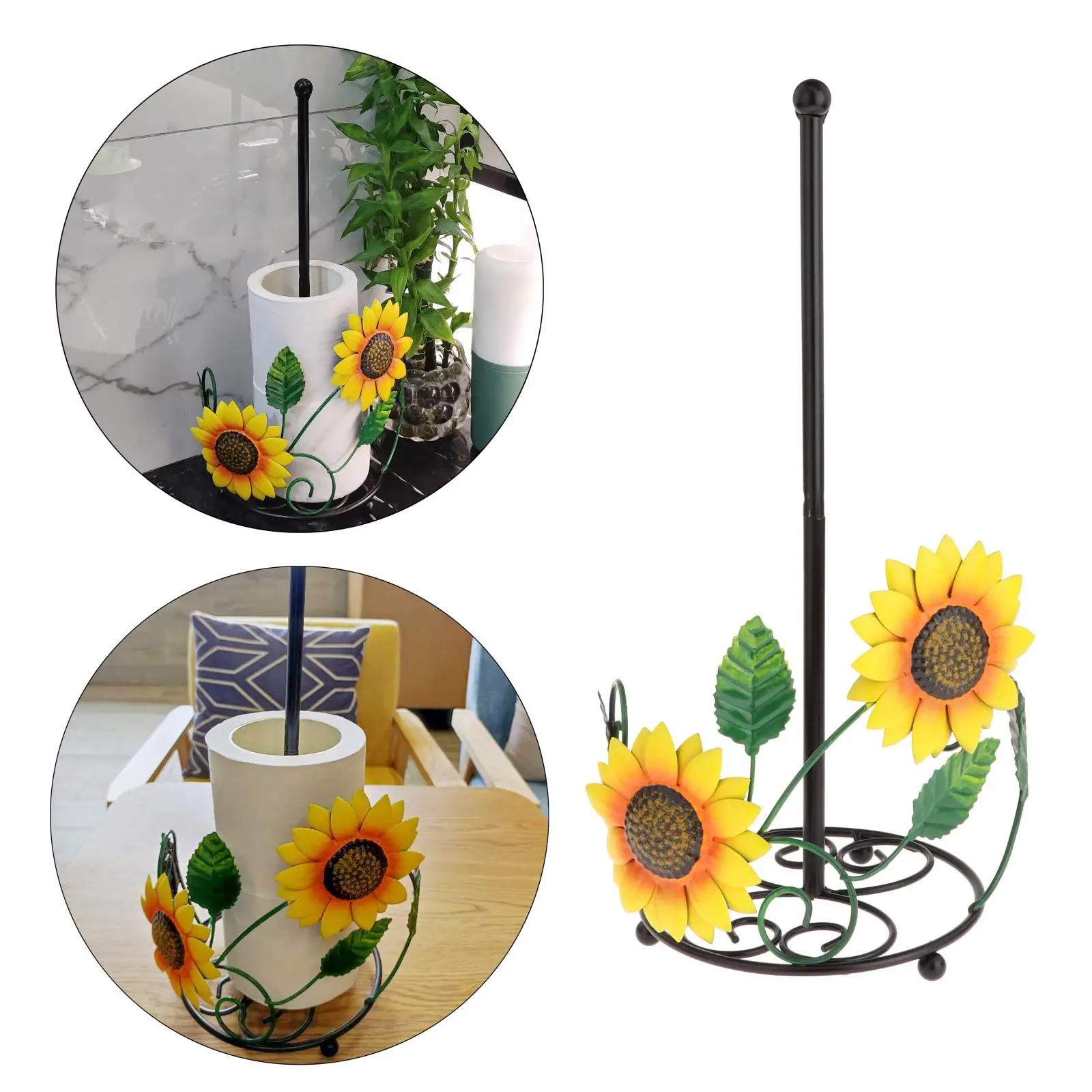 

Chrysanthemum Paper Towel Stand Vertical Stand Lavatory Floor Countertop