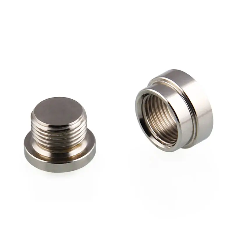 M18x1.5 O2 Oxygen Sensor Stainless Steel Weld On Bung & Plug Nut Cap Kit New | Автомобили и мотоциклы