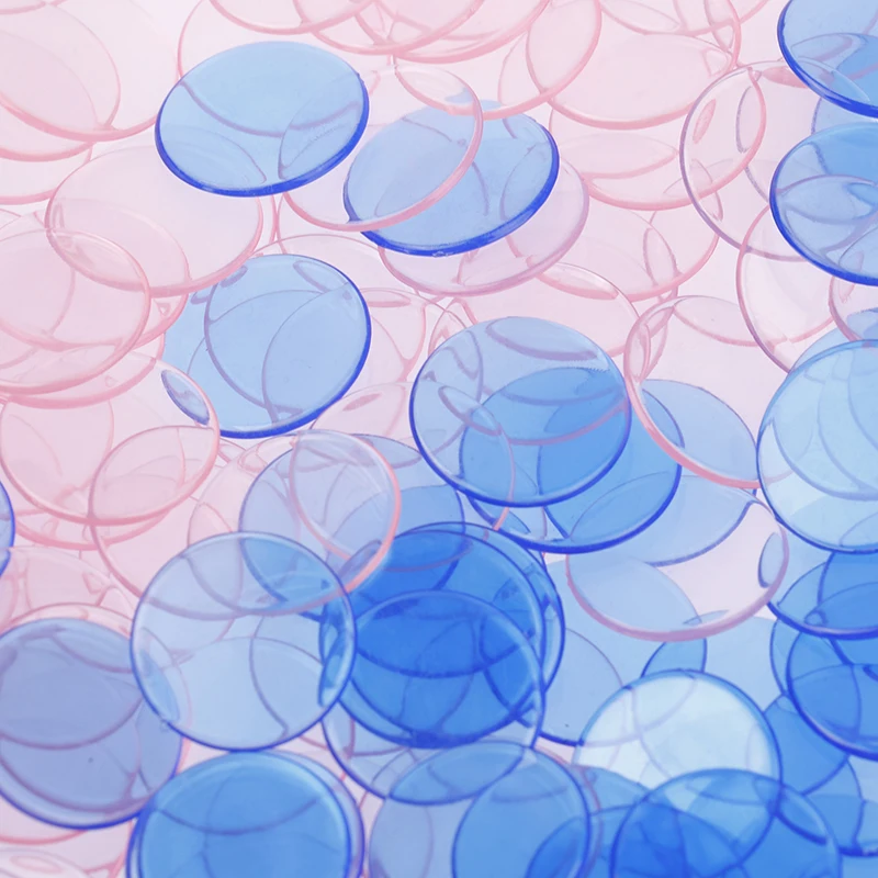 Монтессори Обучающие математические игрушки 100 шт. цветные Пластиковые монеты