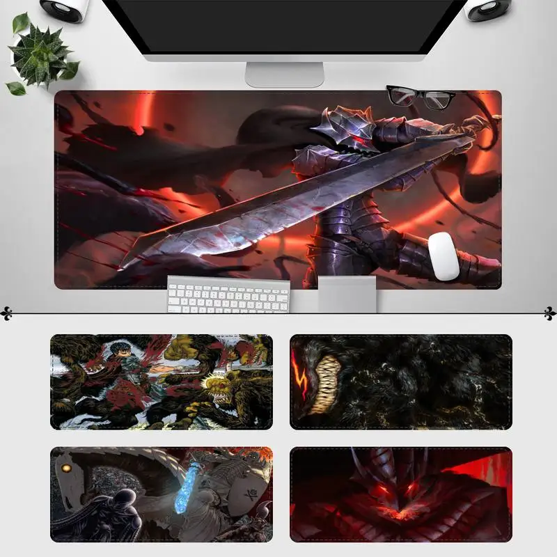 

Fashion Berserk Mouse Pad PC Laptop Gamer Mousepad Anime Antislip Mat Keyboard Desk Mat For Overwatch/CS GO