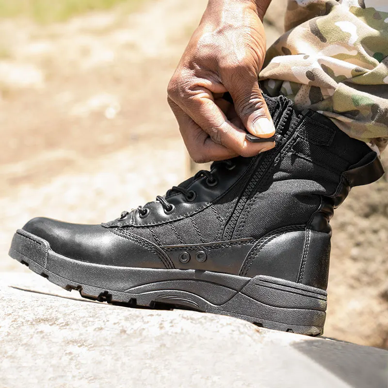 Уличные ботинки туристические противоскользящие ботинки-дезерты с высоким