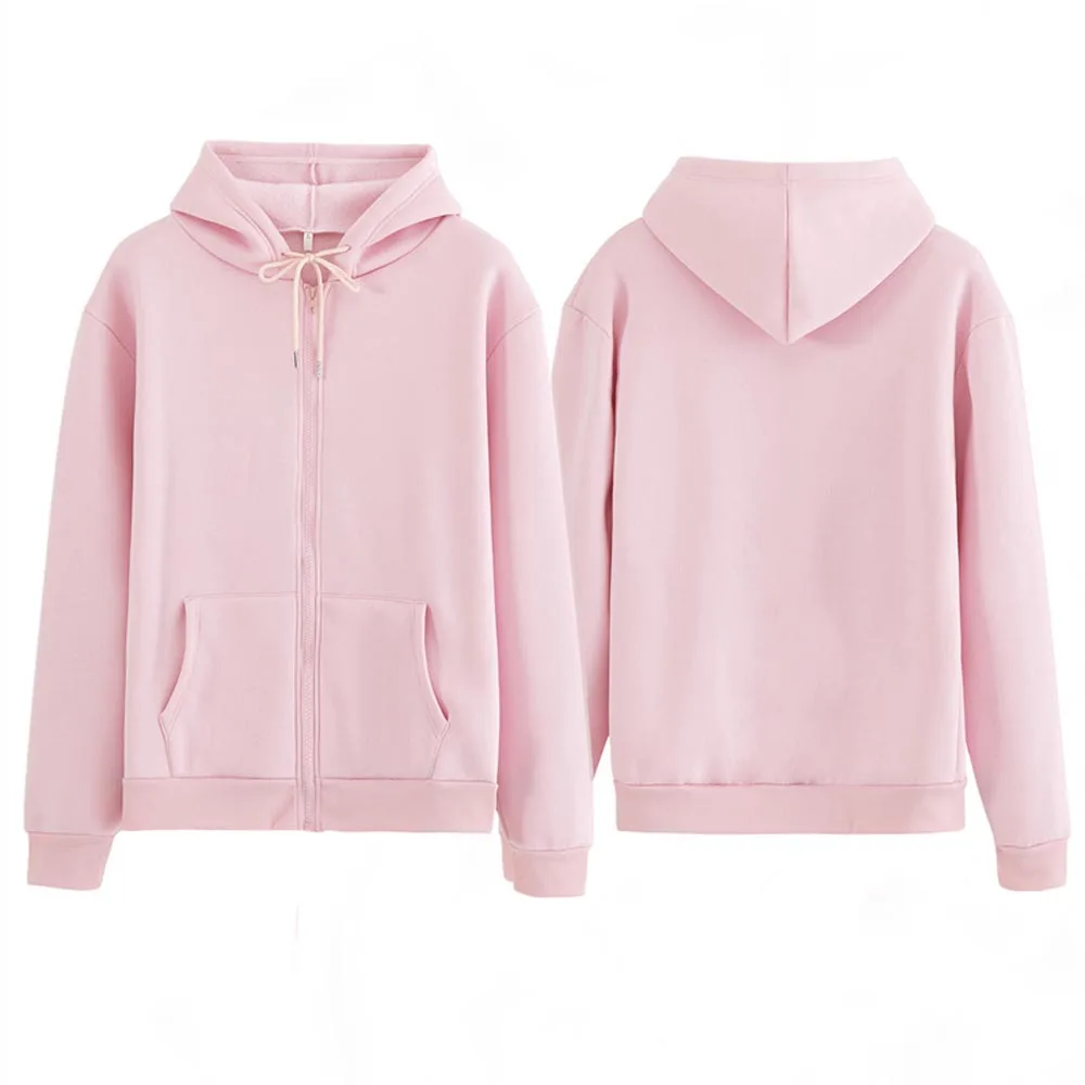 2021 Spring and Autumn New Zipper Women Hoodie Hooded Sweatshirt Free Shipping Hot Jackets Mens Clothing Couple Hoodies