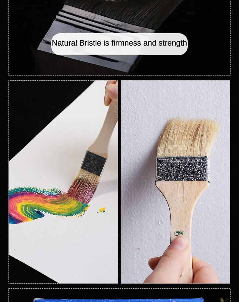 Набор кистей для рисования акварелью и маслом 12 шт