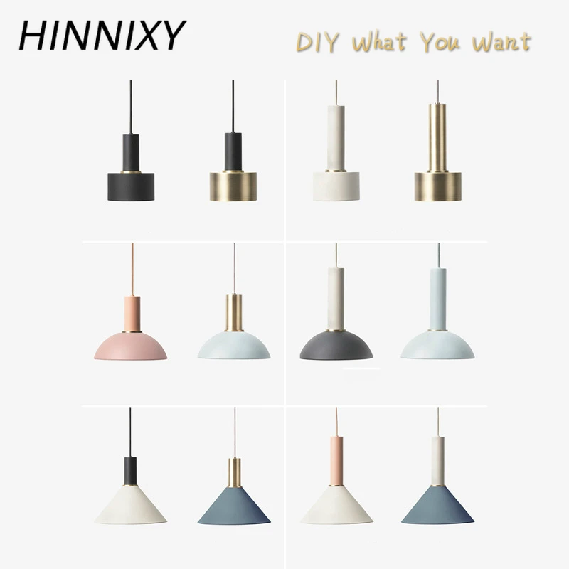 Hinnixy скандинавский простой ресторанный бар подвесной светильник железная