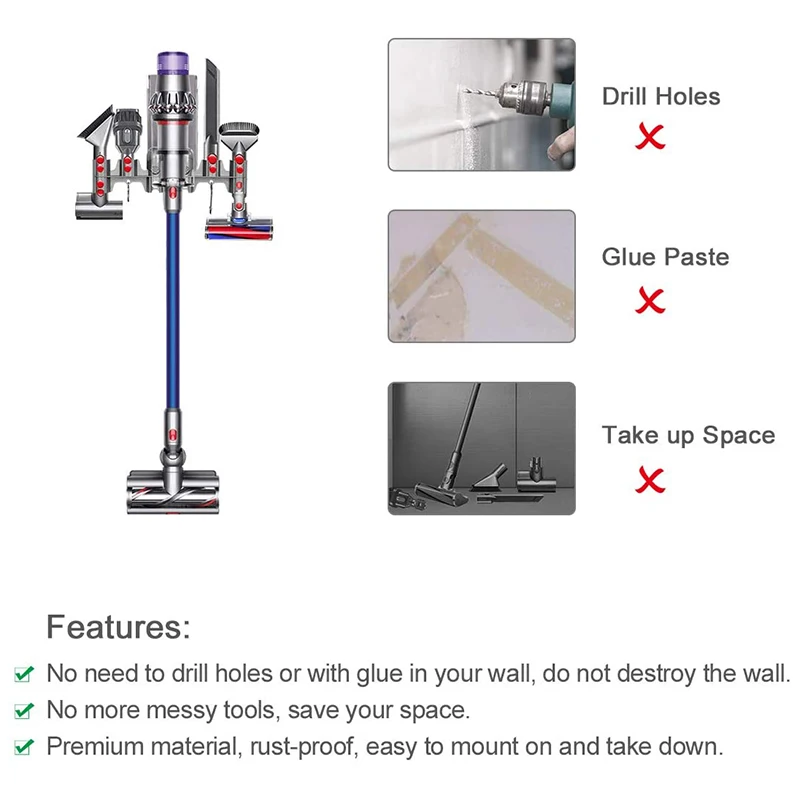 Очень важно для хранения стеллажи выставки товаров кронштейн Dyson V7 V8 V10 V11 пылесос