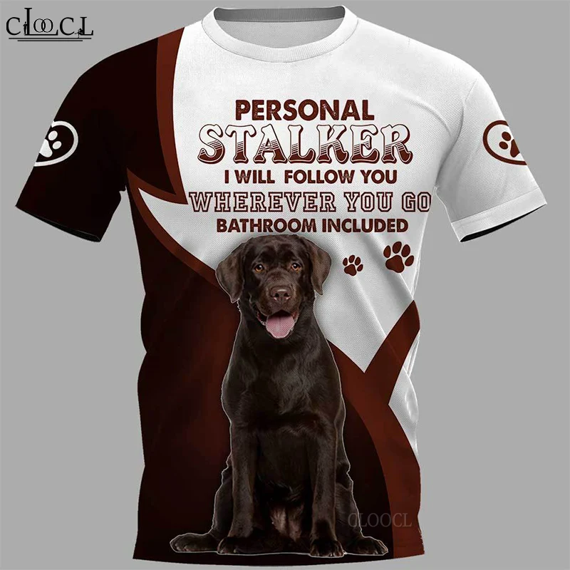 HX Новейшая летняя модная популярная футболка Лабрадора для мужчин и женщин 3D