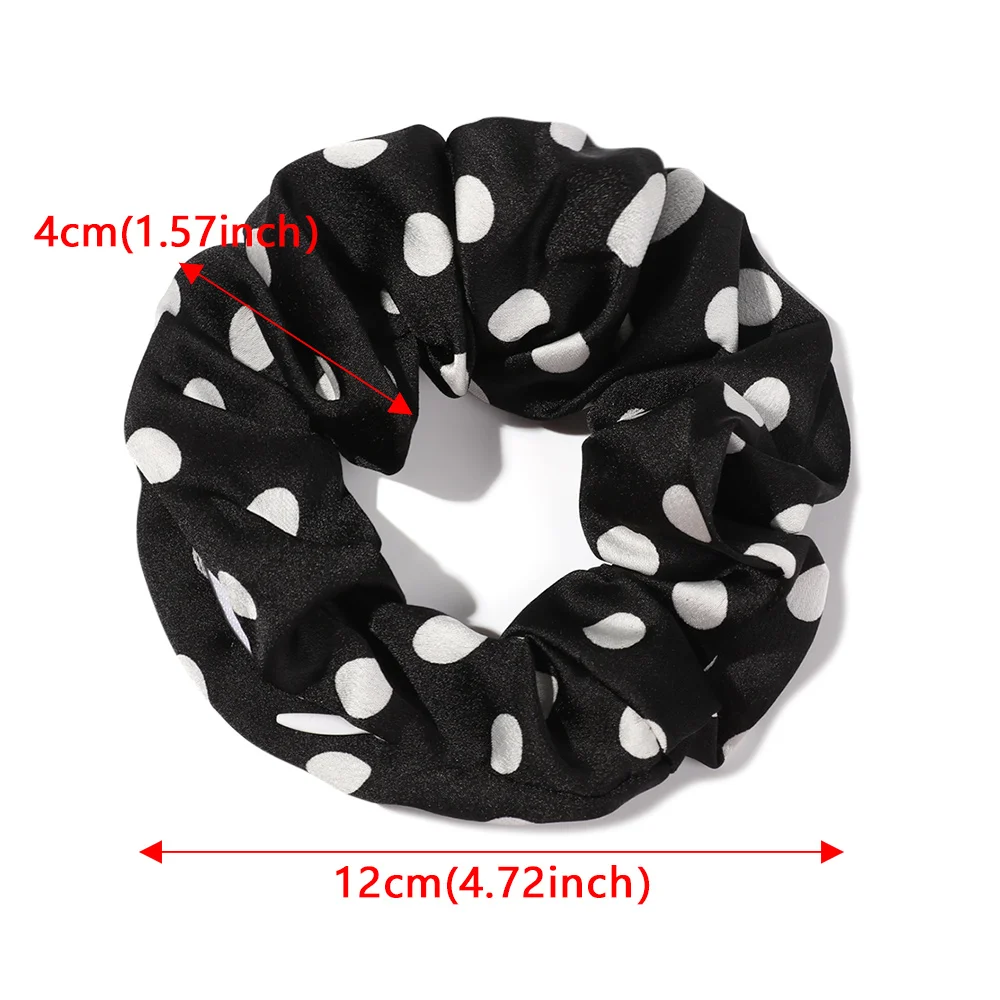 

Multiple Styles Flower Wave point Hair Scrunchies Soft Pocket Scrunchies with Zipper Stash Scrunch Hair Ties Ropes Daily Wear