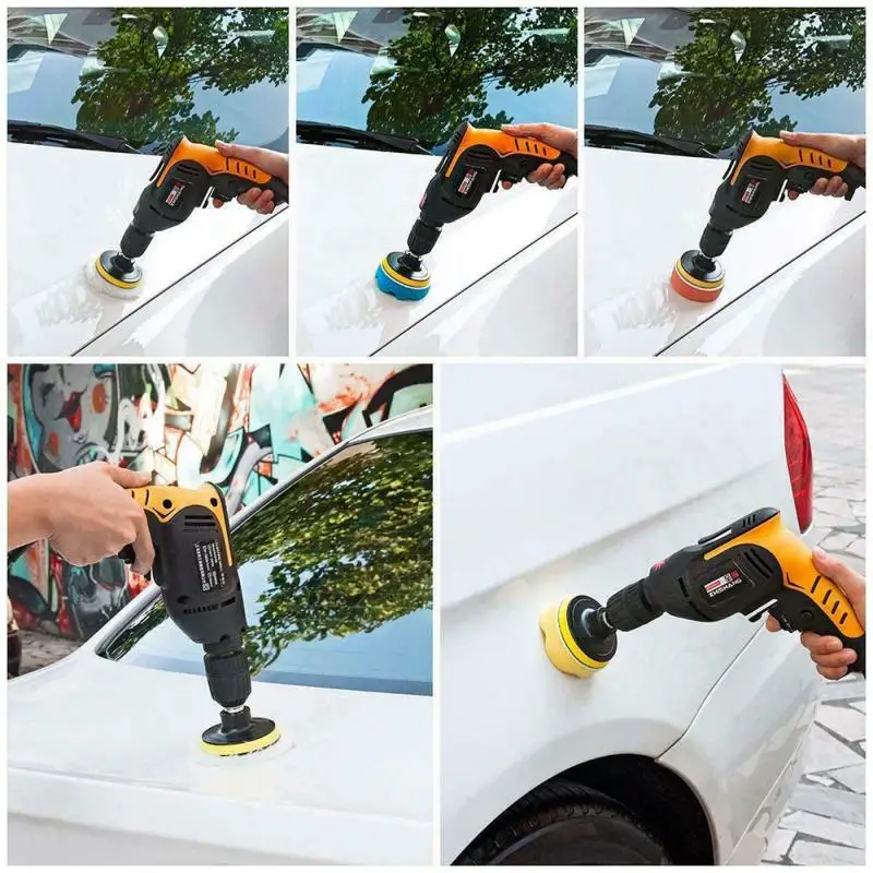 

22Pcs Car Polishing Waxing Sponge Wheel Polishing Disc Kit Set Sponge Disc Pad For Car Polisher Polishing Buffing Auto