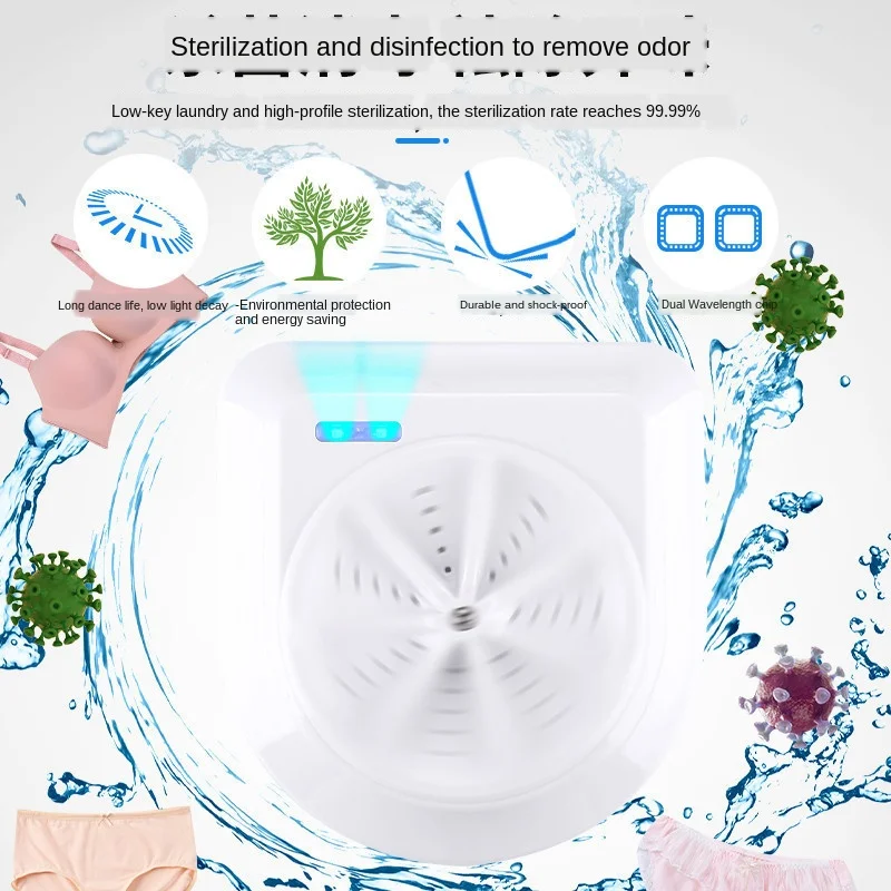 Мини Портативная Складная Стиральная машина для общежития носки Нижнее белье