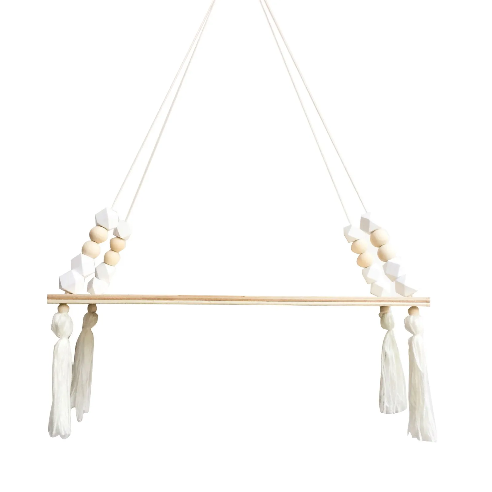 Деревянные подвесные веревочные полки премиум класса настенные для украшения