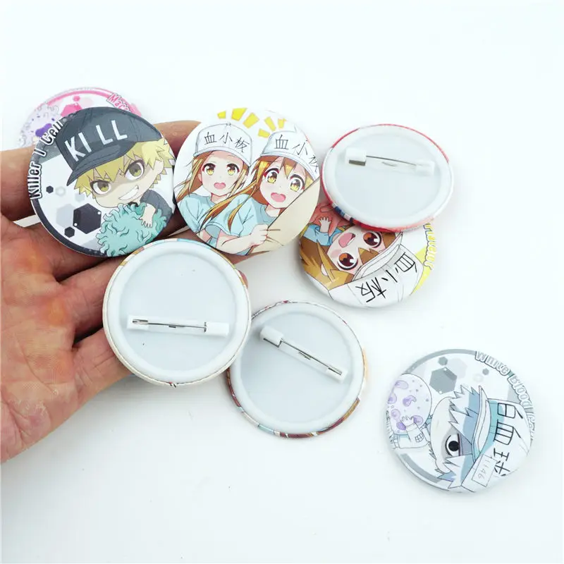 10 шт./компл. Мультяшные булавки в виде ячеек на работе милые заколки брошь