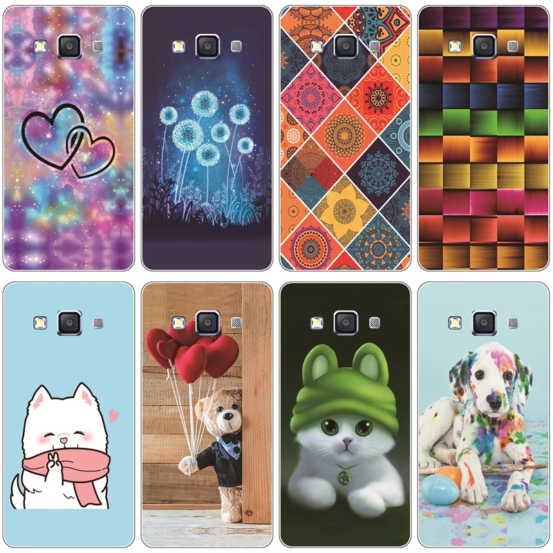 Soft Silicone Case for Samsung Galaxy E5 E5000 SM-E500F E500H E500F SM-E500FDS Phone Cases Coque | Мобильные телефоны и