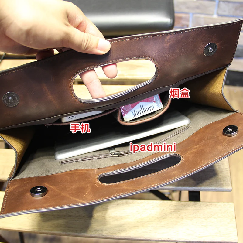 Деловая повседневная кожаная дизайнерская сумка для мужчин кошелек известного