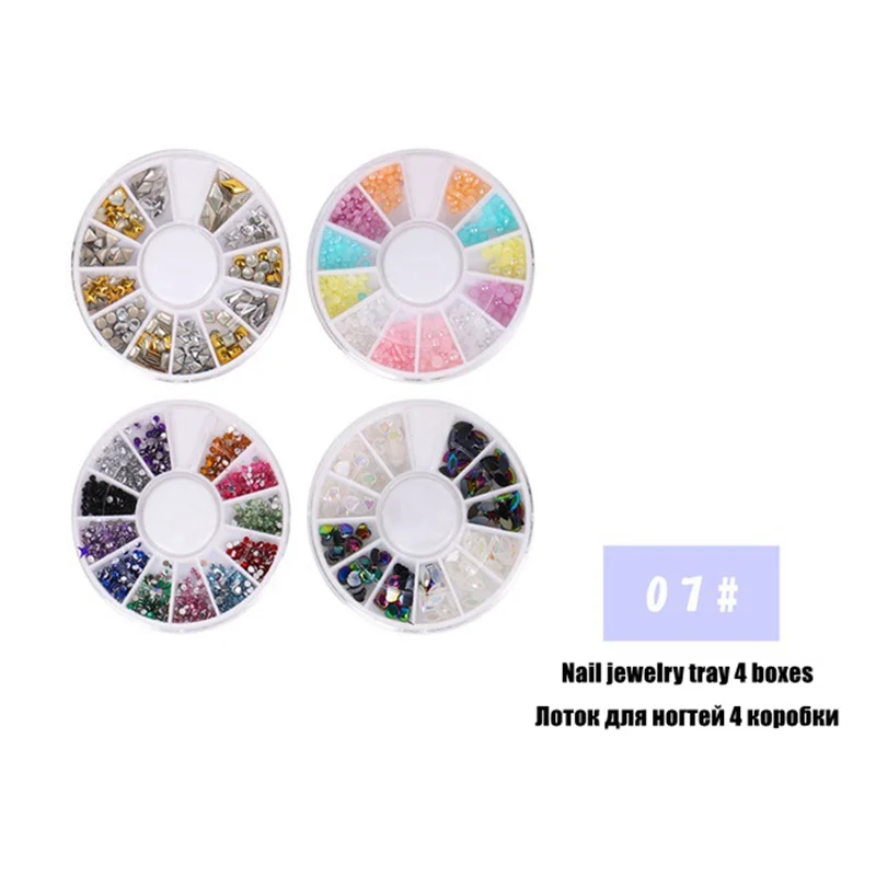 

37 pcs/set Nail Art For Professionals Beginner Manicure Pen Set Nail File Diamonds Rhinestones Decoration Acrylic Kit