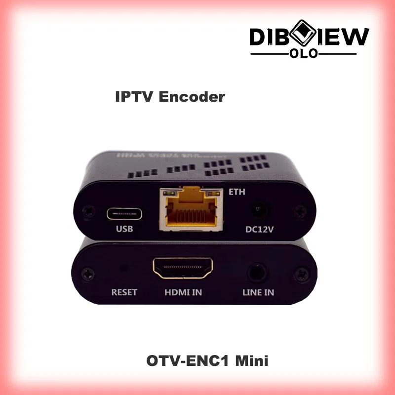 OTV-ENC1 мини H.265 H.264 совместимому с HDMI видео потокового кодер Iptv RTMP RTSP HTTP UDP для Wowza