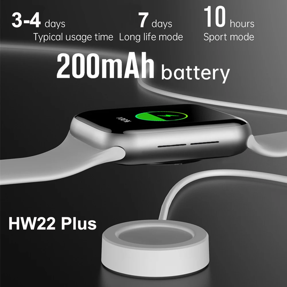 Смарт-часы CHYCET 2021 IWO для мужчин и женщин HW22 Plus с монитором кровяного давления