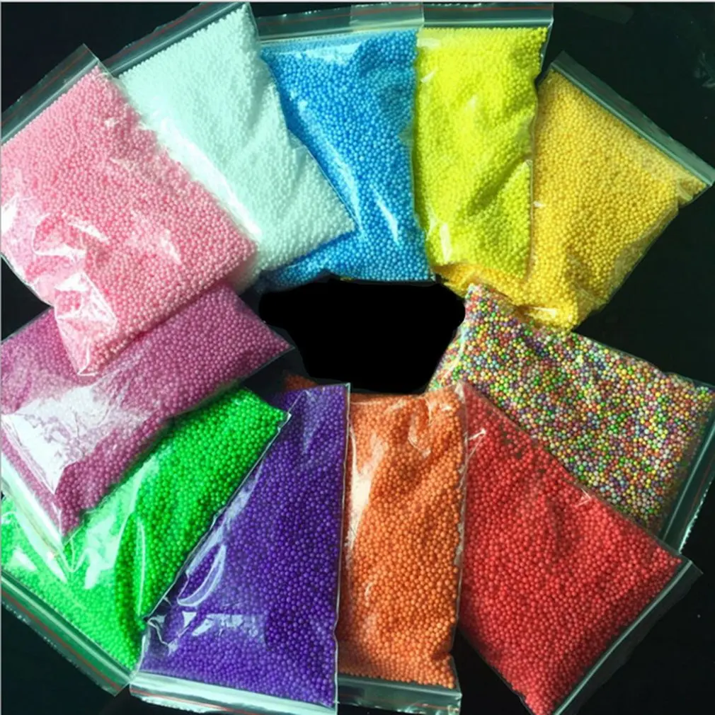 9 г/пакет DIY аксессуары для снежной грязи шарики слизи маленькие крошечные