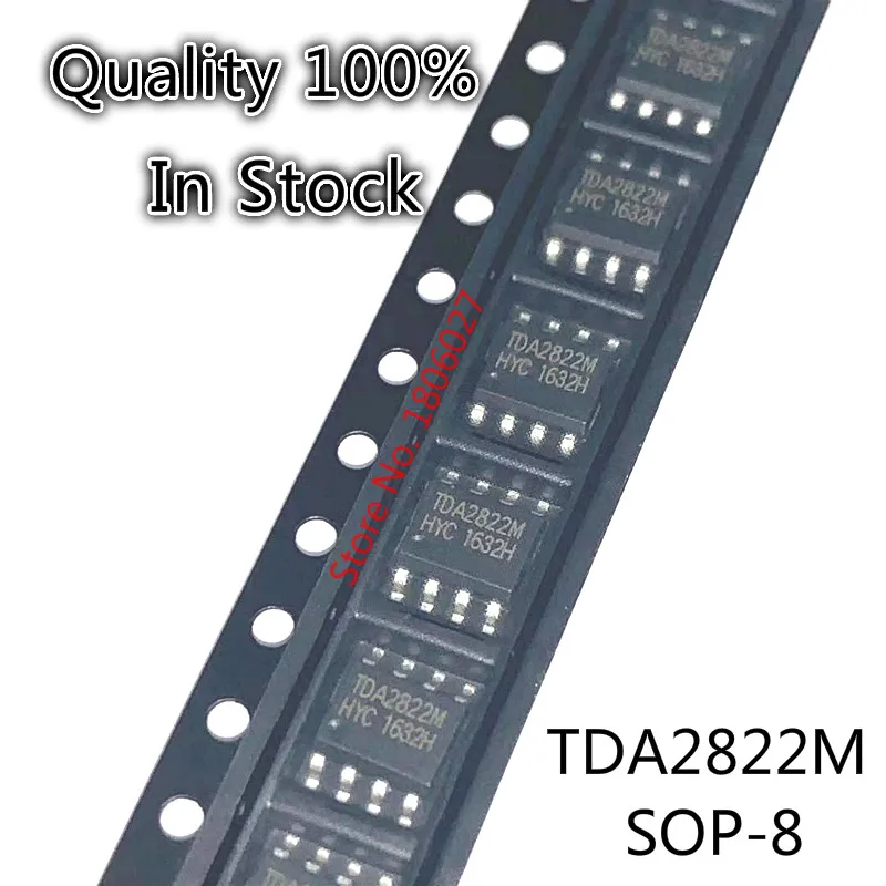10 шт./лот TDA2822 TDA2822M SOP8 DIP8 двойной аудио усилитель мощности SOP-8 DIP-8