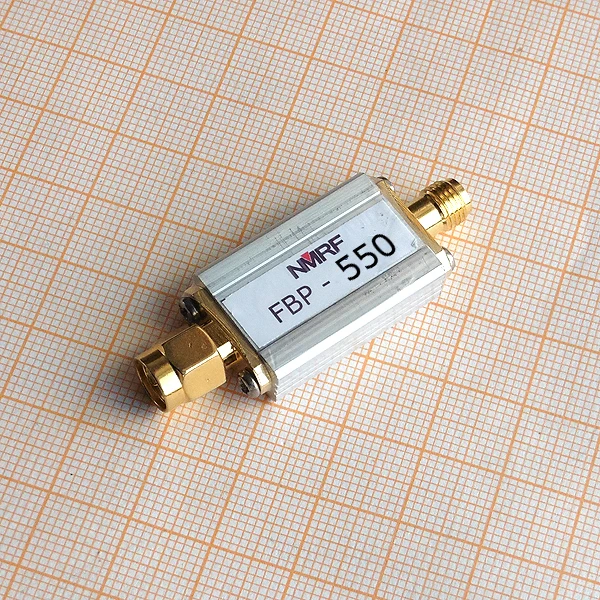

550 (510-570) MHz band pass filter, ultra small size, SMA interface