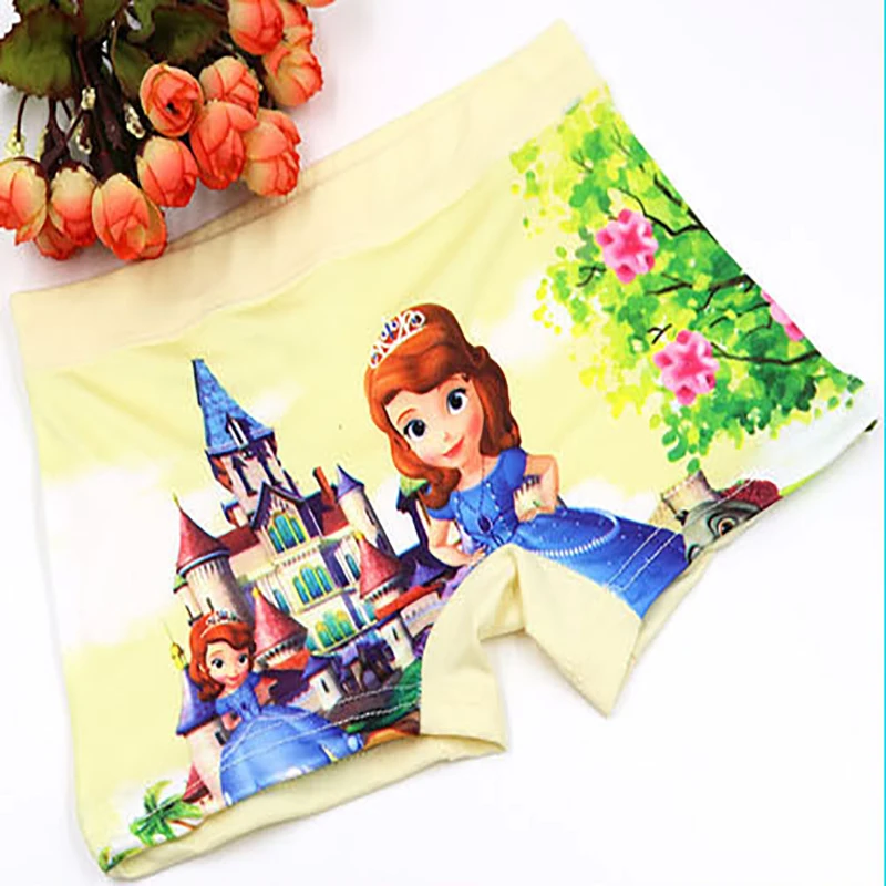 1 Pcs/Lot Girls Underwear Princess Children Kids Baby Soft Panties Girls Boxer Underwear Wholesale Kids Underwear Underwear Kids