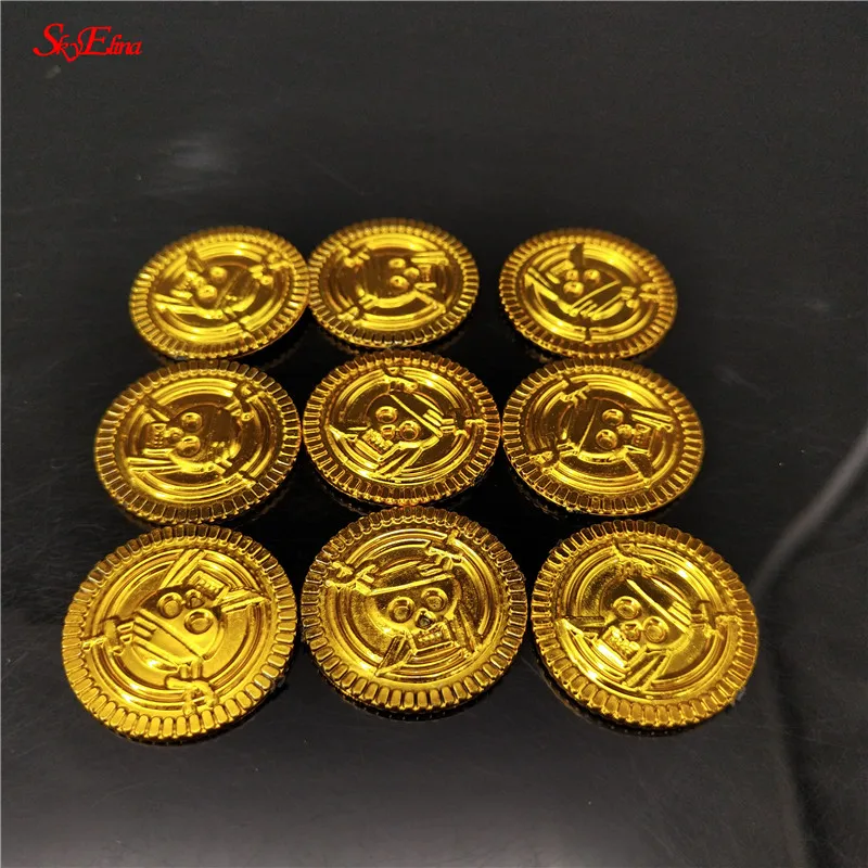 50 шт. пластиковые золотые бриллиантовые сувениры для пиратвечерние | Дом и сад