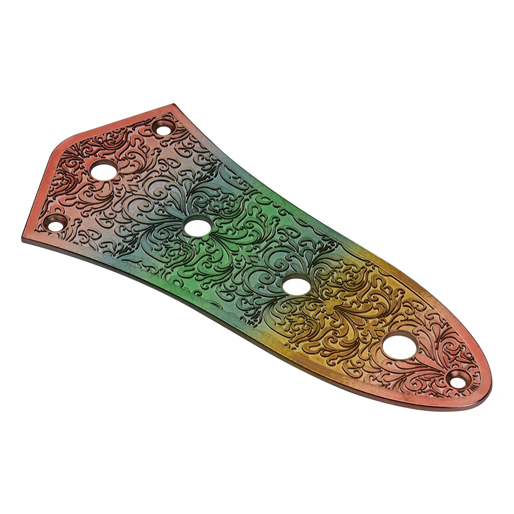 4 отверстия резная панель управления алюминиевый сплав для JB джаз бас запасные