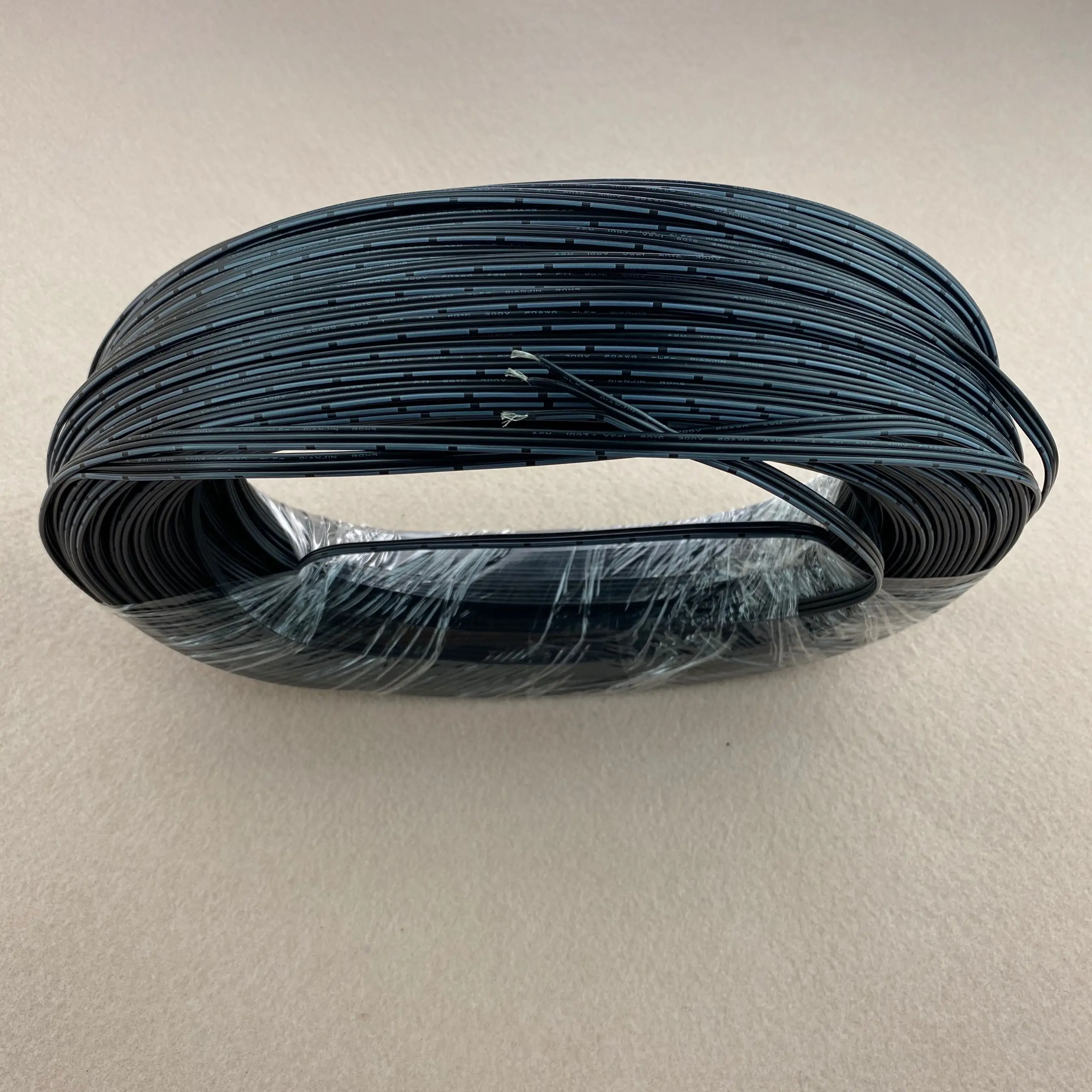 

100m/lot 3pin all BLACK 20AWG cable for led pixel module