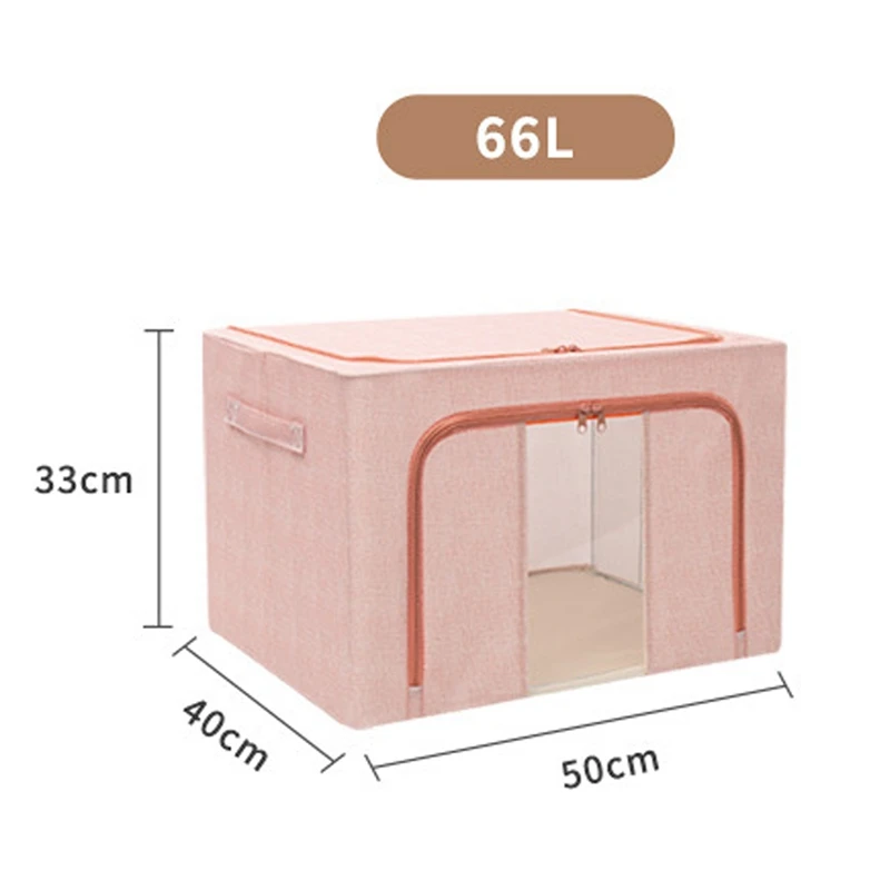 

Oxford Cloth Box Large-Capacity with Handle and Transparent Window